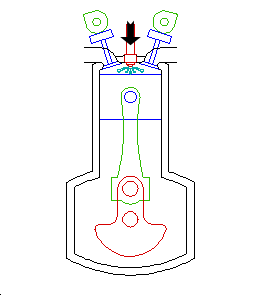 Diesel injection step